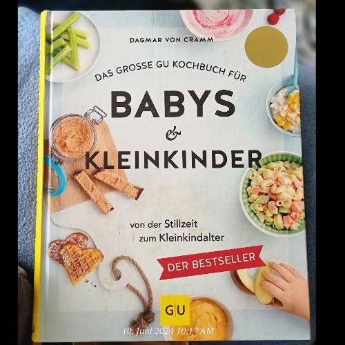  Kochbuch für Babys und Kleink, zu finden beim Stand 50 am Standort Flohkids Hamburg West