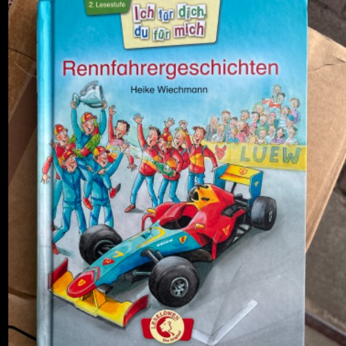 Rennfahrergeschichten, zu finden beim Stand 34 am Standort Flohkids Hamburg West