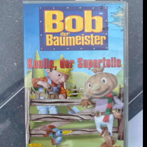 VHS Bob der Baumeister Knolle, zu finden beim Stand 34 am Standort Flohkids Hamburg West