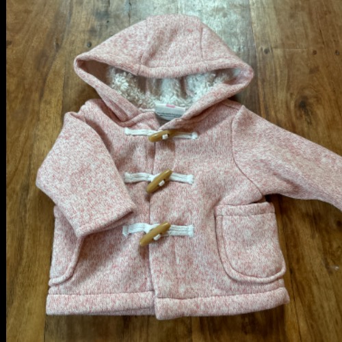 Jacke Rosa  Größe: 62, zu finden beim Stand 34 am Standort Flohkids Hamburg West