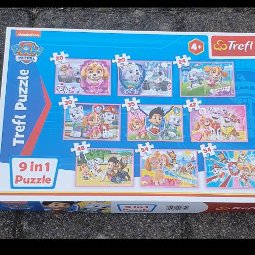 Paw Patrol Puzzle  Größe: 9 in1, zu finden beim Stand 91 am Standort Flohkids Hamburg West