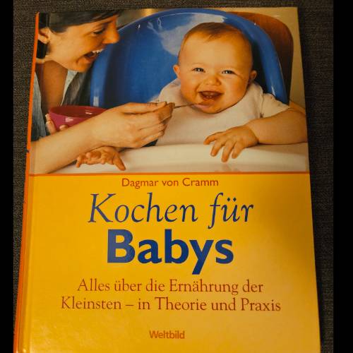 Buch Kochen für Babys, zu finden beim Stand 91 am Standort Flohkids Hamburg West