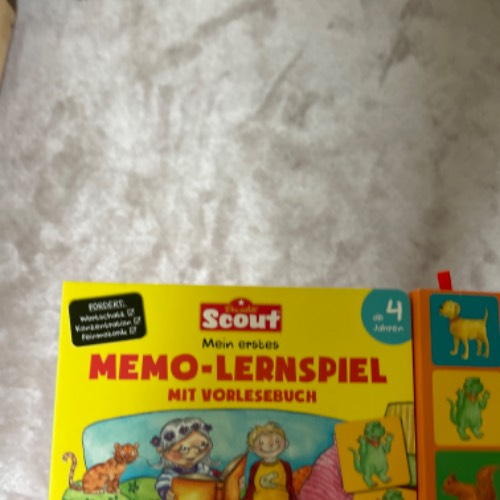 Memo Lernspiel neu, zu finden beim Stand 106 am Standort Flohkids Hamburg West