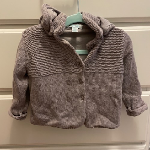 Obaibi Cardigan grau  Größe: 74, zu finden beim Stand 136 am Standort Flohkids Hamburg West