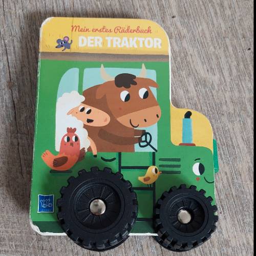 Mein erstes Räderbuch Traktor , zu finden beim Stand 73 am Standort Flohkids Hamburg West