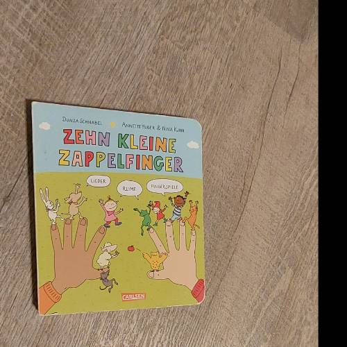 Zehn kleine zappelfinger Buch , zu finden beim Stand 73 am Standort Flohkids Hamburg West