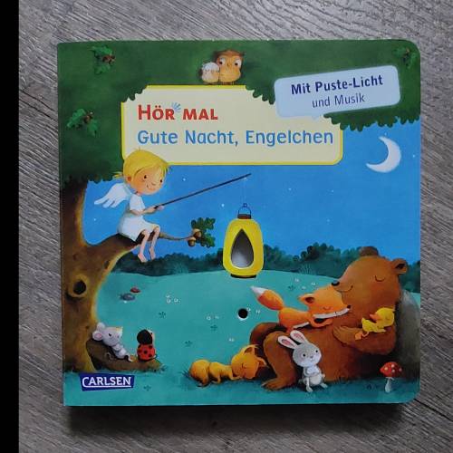 Puste Buch Gute Nacht Engelche, zu finden beim Stand 73 am Standort Flohkids Hamburg West