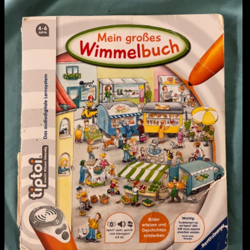 Tip Toi Buch Wimmelbuch , zu finden beim Stand 21 am Standort Flohkids Hamburg West