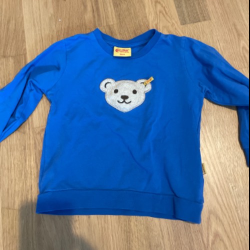 Steiff Pullover  Größe: 98 blau Quiets, zu finden beim Stand 136 am Standort Flohkids Hamburg West