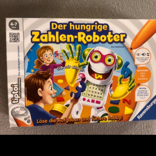 Tip Toi Spiel Zahlenroboter, zu finden beim Stand 21 am Standort Flohkids Hamburg West