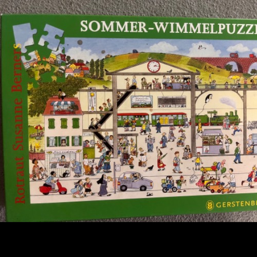 Puzzle Sommer Wimmel, zu finden beim Stand 21 am Standort Flohkids Hamburg West