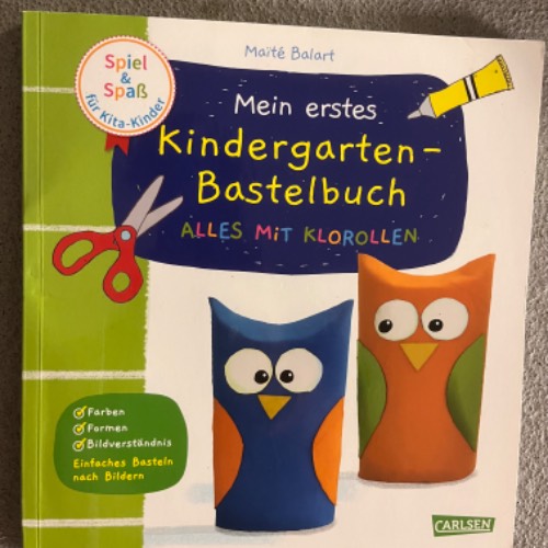 Buch Kindergarten Bastel, zu finden beim Stand 21 am Standort Flohkids Hamburg West