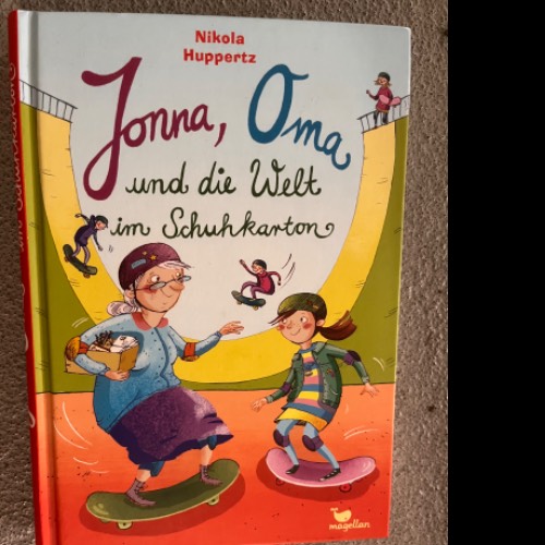 Buch Jonna Omq Schuhlarton, zu finden beim Stand 21 am Standort Flohkids Hamburg West