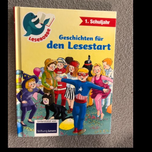 Buch Geschichten Lesestart, zu finden beim Stand 21 am Standort Flohkids Hamburg West