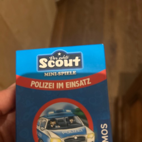 Scout minispiel Polizei, zu finden beim Stand 62 am Standort Flohkids Hamburg West