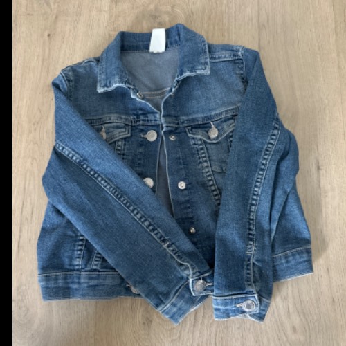 H&M Jeansjacke  Größe: 116, zu finden beim Stand 101 am Standort Flohkids Hamburg West