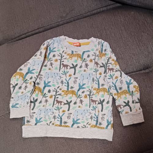 Pusblu Pullover  Größe: 98, zu finden beim Stand 143 am Standort Flohkids Hamburg West