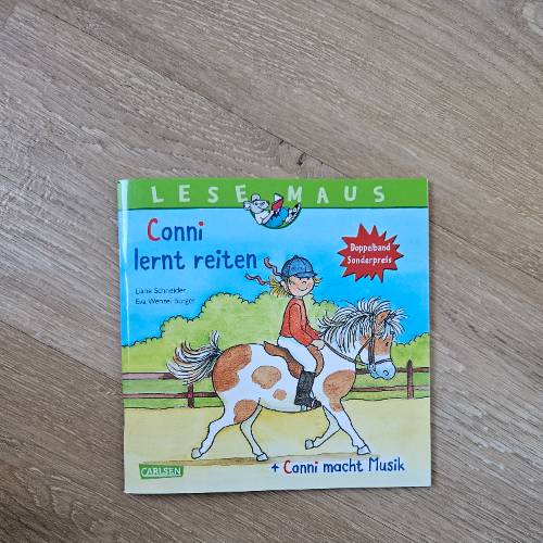 Buch Conni lernt reiten, neu!, zu finden beim Stand 40 am Standort Flohkids Hamburg West