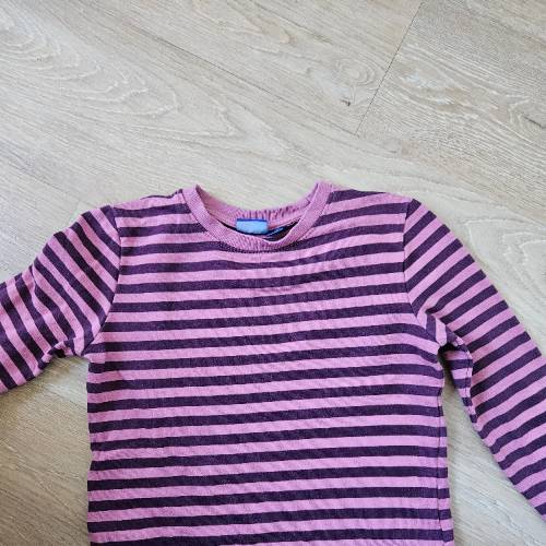 Pulli rosa gestreift, Größe: 122/128, zu finden beim Stand 40 am Standort Flohkids Hamburg West