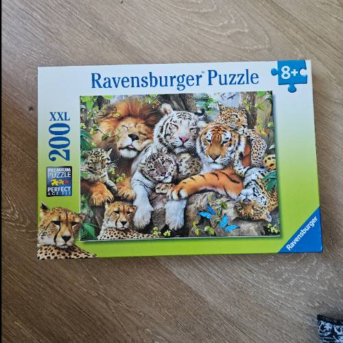 Puzzle Ravensburger  Größe: 200 Tiger, zu finden beim Stand 40 am Standort Flohkids Hamburg West