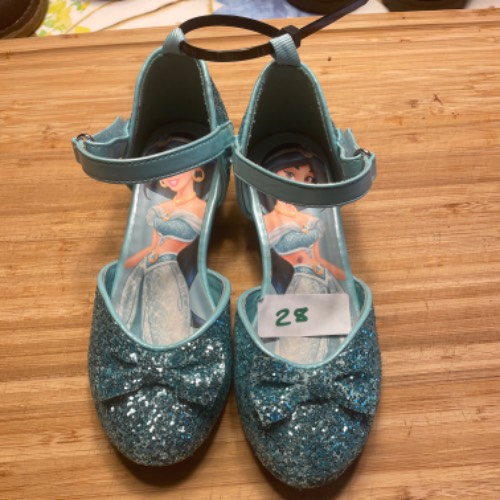 Glitzerschuhe Türkis  Größe: 28, zu finden beim Stand 21 am Standort Flohkids Hamburg West