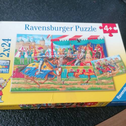 Puzzle Ritter, zu finden beim Stand 69 am Standort Flohkids Hamburg West