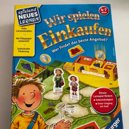 Einkaufsspiel, zu finden beim Stand 12 am Standort Flohkids Hamburg West