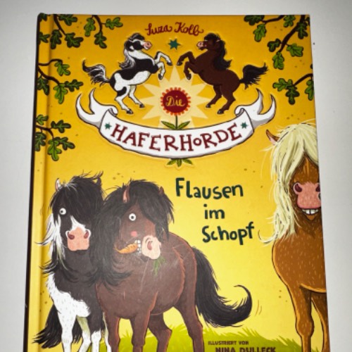 Buch Haferhorde , zu finden beim Stand 12 am Standort Flohkids Hamburg West