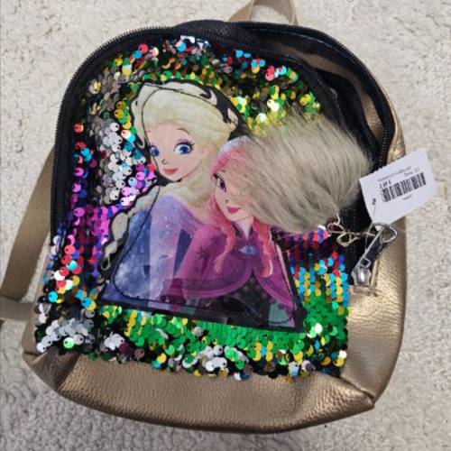 Rucksack Anna &Elsa, zu finden beim Stand 128 am Standort Flohkids Hamburg West