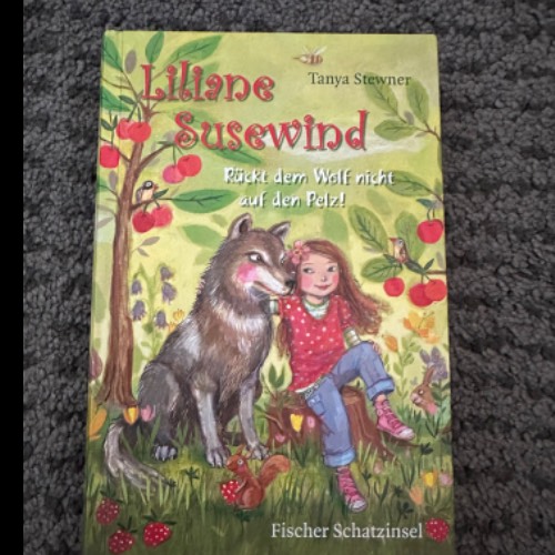 Liliane Susewind Wolf Buch , zu finden beim Stand 133 am Standort Flohkids Hamburg West