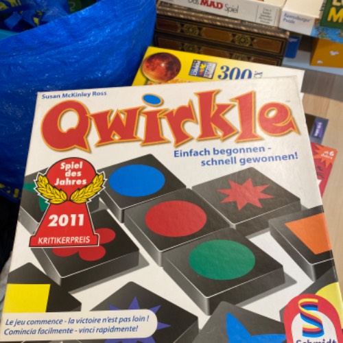 Qwirkle Spiel , zu finden beim Stand 25 am Standort Flohkids Hamburg West