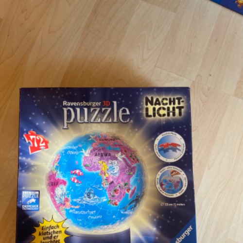 Nachtlicht  Größe: 3 d Puzzle , zu finden beim Stand 25 am Standort Flohkids Hamburg West