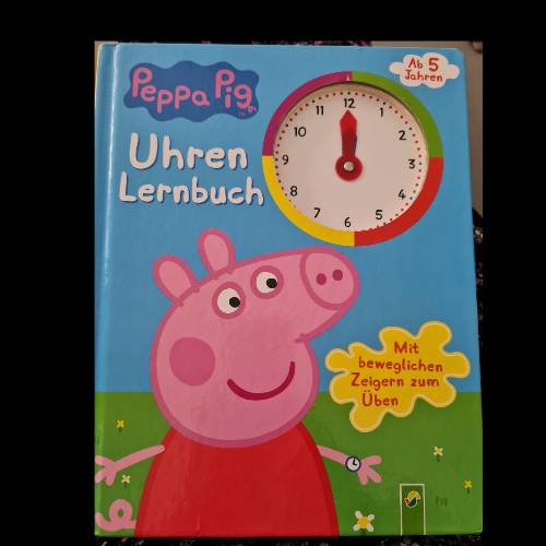 Peppa Wutz Buch uhr , zu finden beim Stand 27 am Standort Flohkids Hamburg West