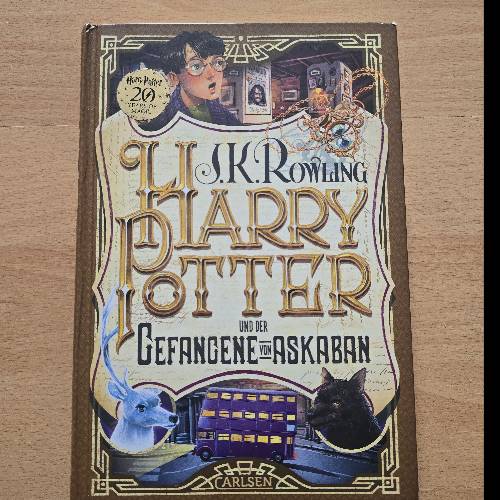 Harry Potter BUCH Der gefangen, zu finden beim Stand 133 am Standort Flohkids Hamburg West