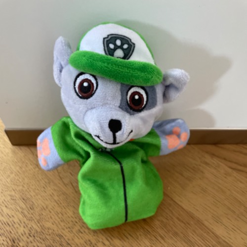  Paw Patrol handpuppe grün , zu finden beim Stand 21 am Standort Flohkids Hamburg West