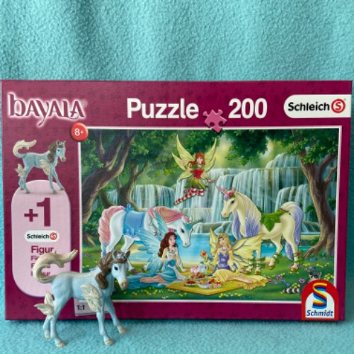 Puzzle Schleich Bayala  Größe: 200 T, zu finden beim Stand 66 am Standort Flohkids Hamburg West