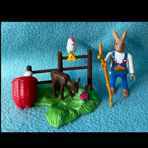 Playmobil Ostern Hase & Kraxe, zu finden beim Stand 66 am Standort Flohkids Hamburg West