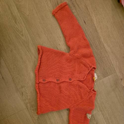 Steiff Strickjacke Apricot Gr., zu finden beim Stand 4 am Standort Flohkids Hamburg West