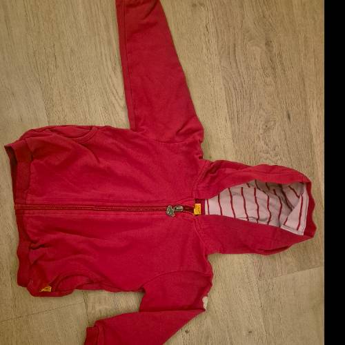 Steiff Sweatjacke rot  Größe: 80, zu finden beim Stand 4 am Standort Flohkids Hamburg West