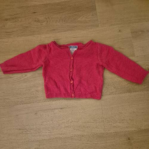 Jacadi Strickjacke pink  Größe: 81, zu finden beim Stand 4 am Standort Flohkids Hamburg West