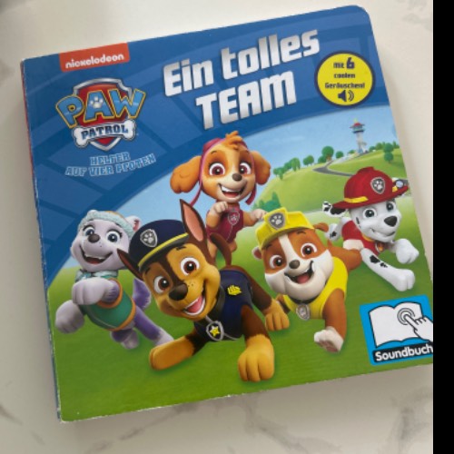 Paw patrol Buch , zu finden beim Stand 24 am Standort Flohkids Hamburg West