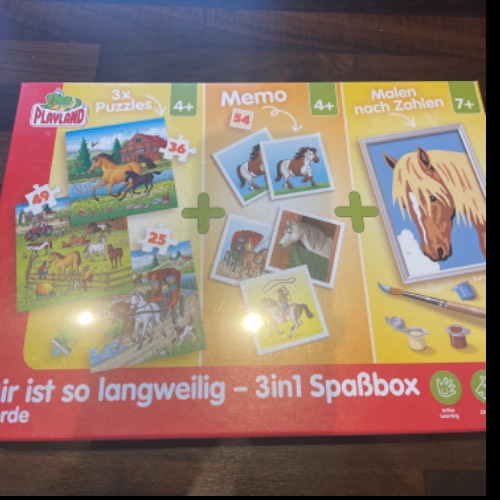 Playland  Größe: 3 in  Größe: 1 Spielebox, zu finden beim Stand 130 am Standort Flohkids Hamburg West