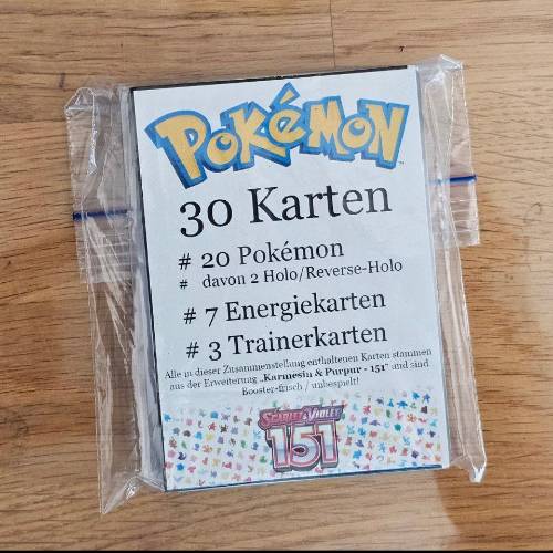 "Pokémon  Größe: 151" - Größe: 30 er Kartenmix, zu finden beim Stand 101 am Standort Flohkids Hamburg West