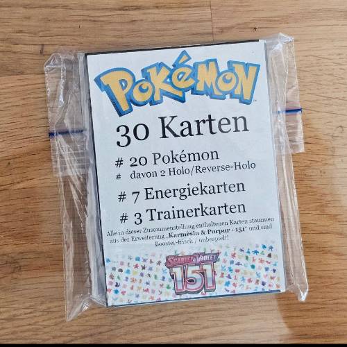 "Pokémon  Größe: 151" - Größe: 30 er Kartenmix, zu finden beim Stand 101 am Standort Flohkids Hamburg West