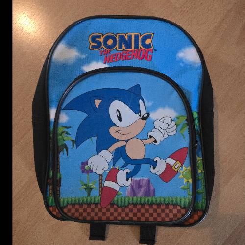 Sonic Rucksack, zu finden beim Stand 133 am Standort Flohkids Hamburg West