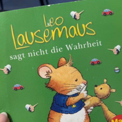 Leo Lausemaus Buch , zu finden beim Stand 24 am Standort Flohkids Hamburg West