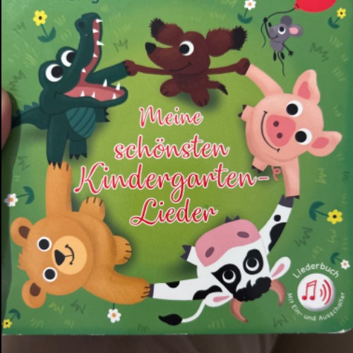 Buch Kindergartenlieder , zu finden beim Stand 24 am Standort Flohkids Hamburg West