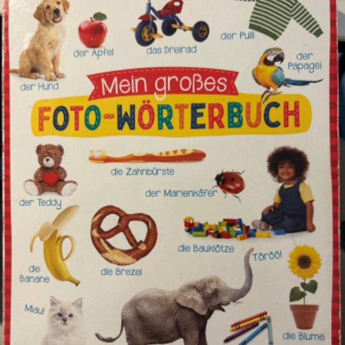 Foto Wörterbuch , zu finden beim Stand 24 am Standort Flohkids Hamburg West