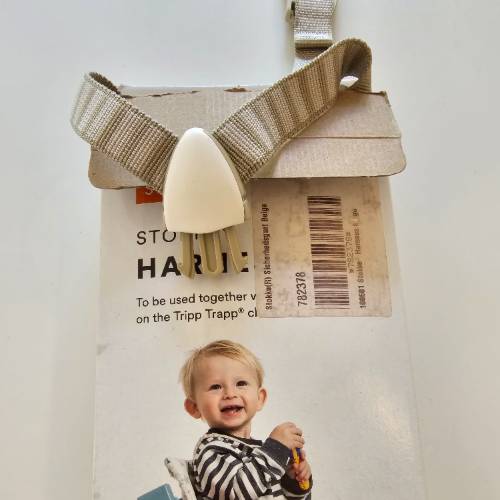 Stokke Harness Gurt beige, zu finden beim Stand 36 am Standort Flohkids Hamburg West