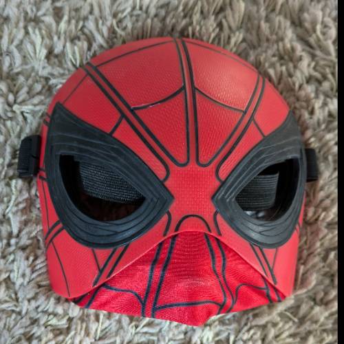 Spiderman Maske, zu finden beim Stand 94 am Standort Flohkids Hamburg West